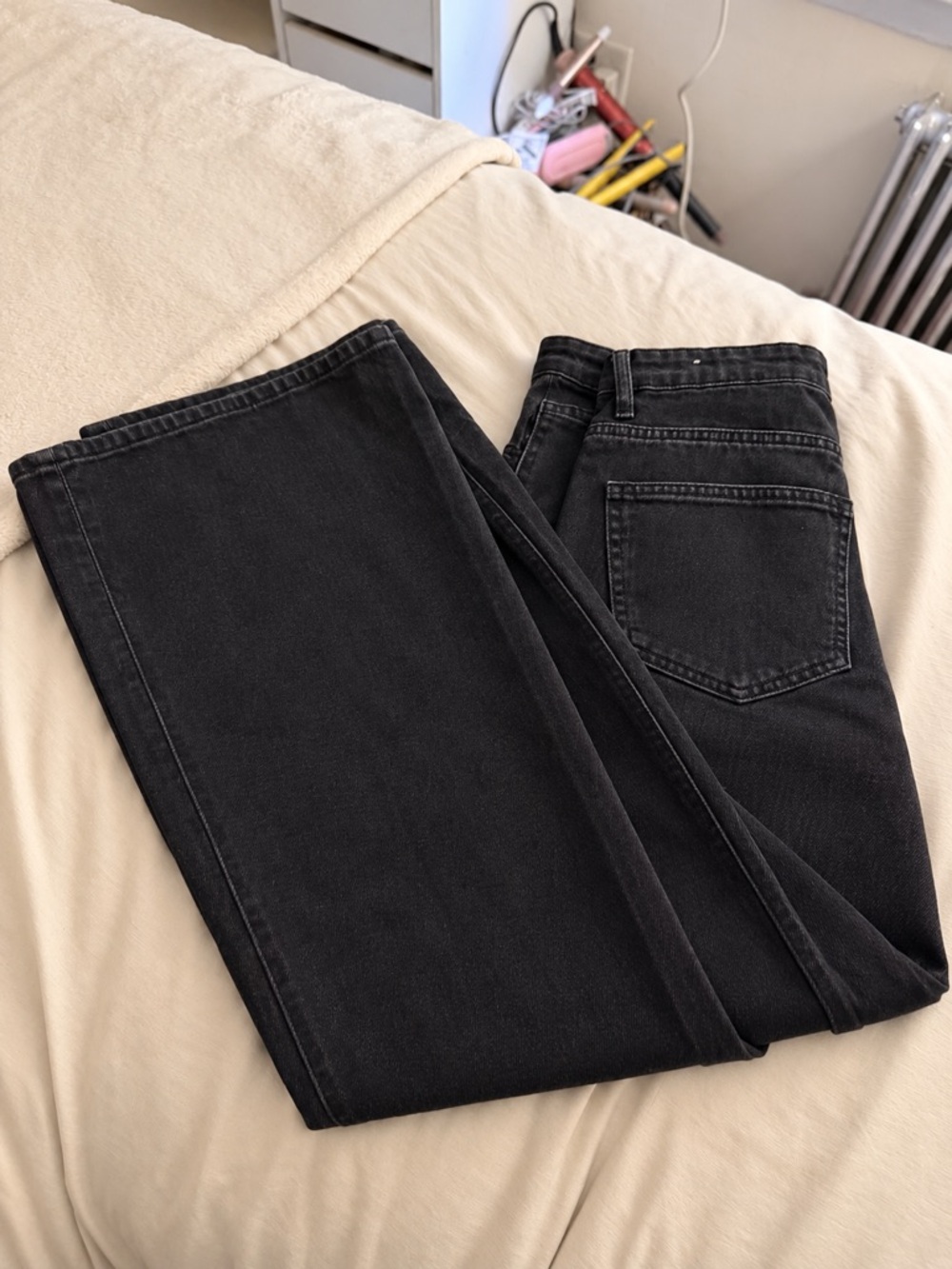 Mango Women’s Black Straight Jeans